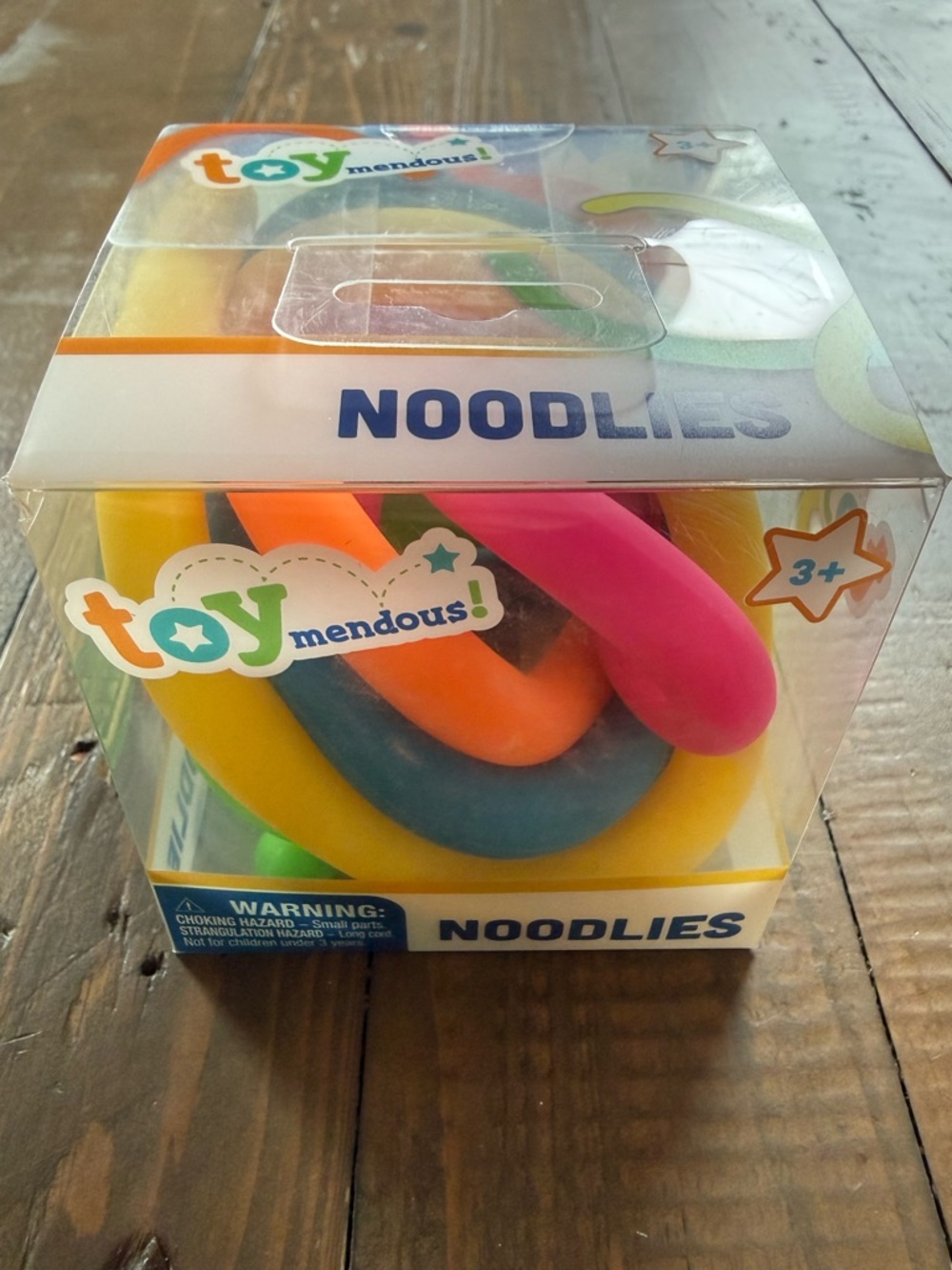 Toymendous Noodlies Kids Twist Stretch Sensory Toy - Neon Multicolor